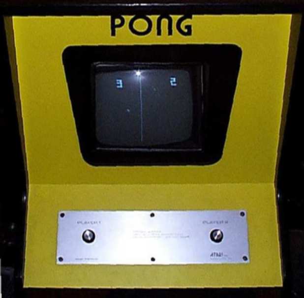 pong video game console