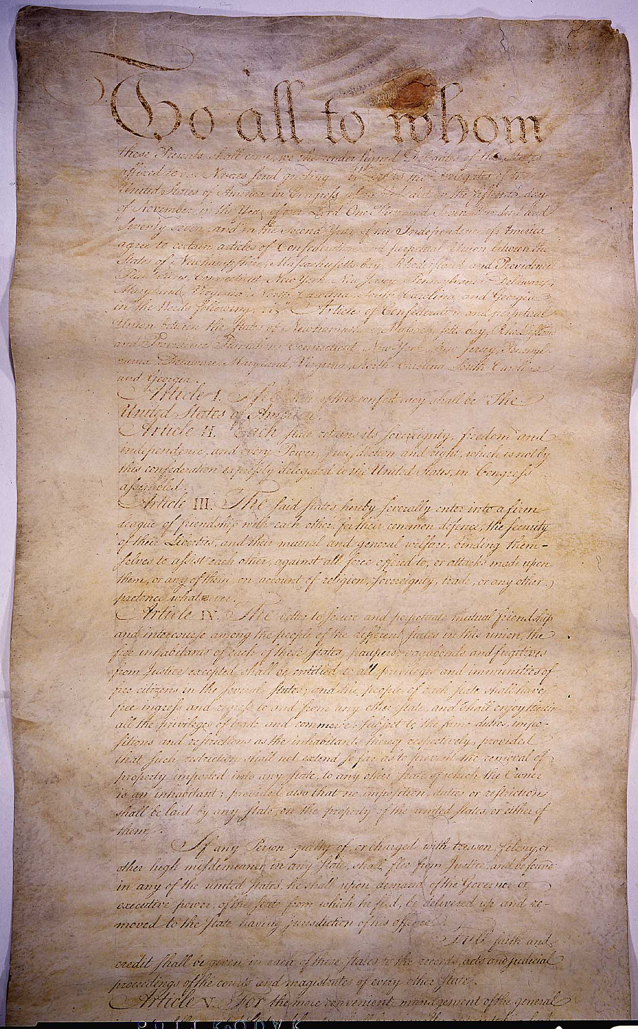 The Articles Of Confederation The Constitution Before The Constitution